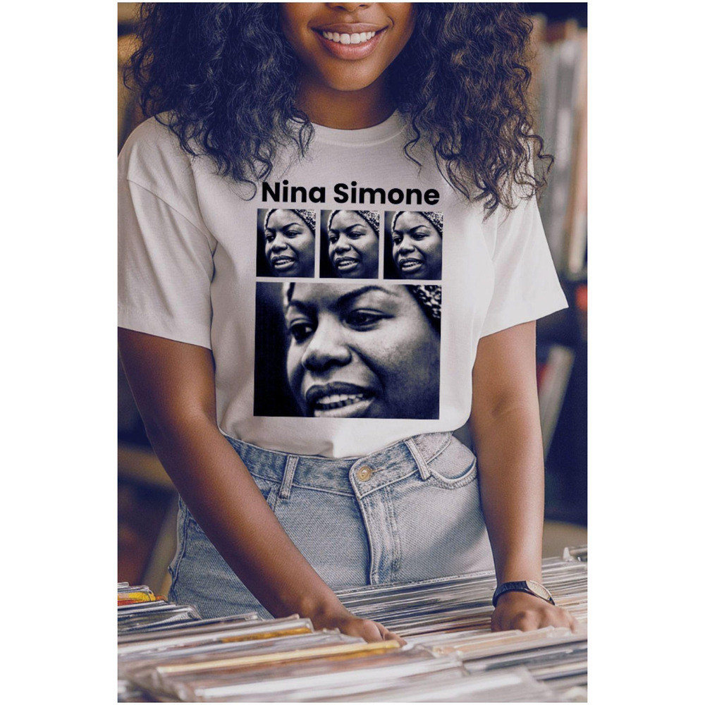 Nina Simone Shirt Retro Jazz Music Black History Month Gift